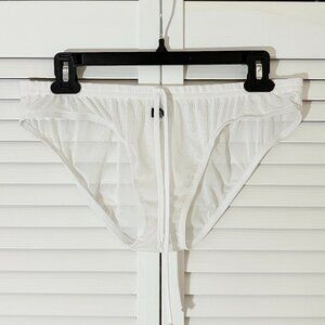 N2N Mesh Swim Brief - White